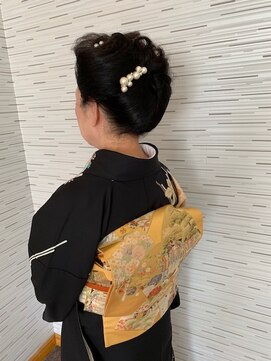 訪問着着付け・ヘアーセット