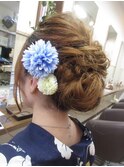 【見附 今町】浴衣に合うアップヘアセット