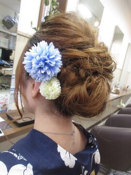 コアフィールフィス(COIFFURE fils) 【見附 今町】浴衣に合うアップヘアセット