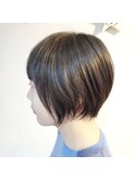 大人可愛い襟足スッキリ小顔ショート 30代40代50代 志木