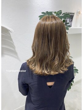 ビューバイネオリーブ 用賀店(Beau'r by neolive) デジタルパーマ韓国マッシュくすみブルーインナーカラー