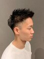 ビーダンディー(Bee dandy)&nbsp;短髪黒髪、ジェットモヒカン、刈り上げツーブロック、フェード！