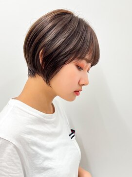 エアー 横浜(AIR) 【長谷川】モテ髪ショートボブココアベージュ