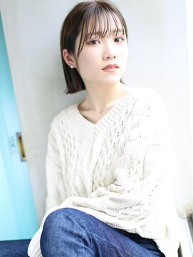 バース(BIRTH) 天神【BIRTH】シースルーバング×艶カラーボブ8