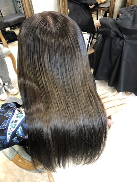 アンフィサンクミル 銀座(AnFye cinq mille) 【髪質改善】ジュエリーシステム×【縮毛矯正】【髪質改善】