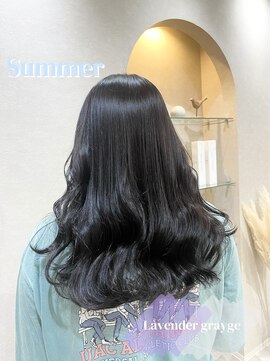 カラークチュール(Color Couture) 美髪/ホワイトグレージュ/大人かわいい/こなれミディ/ネビージュ