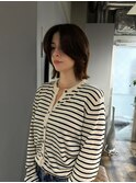 切りっぱなし海外ボブ：Kaede Kotaki