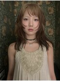 ルーツカラー/デザインカラー/レイヤーカット/セミロング
