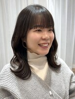 ビューブルー 亀戸錦糸町(VIEW BLUE)&nbsp;◎ 美髪カールピンクブラウンエアリーロングセミディくびれヘア