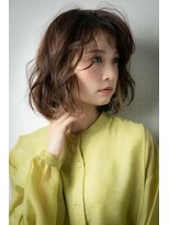 モッズヘア 上尾西口店(mod's hair) イヤリングカラー乾かすだけ立体感小顔ボブパーマv上尾20代30代