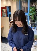 就活、実習生さん向け暗めブラウン