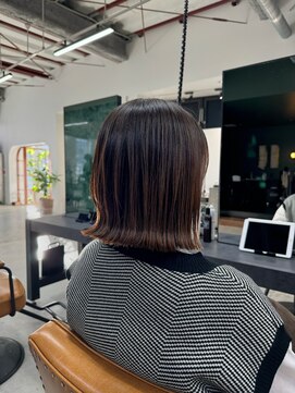 ソピ バイ インビテーション(sopi by invitation) 外ハネボブ/縮毛矯正/ツヤ髪!