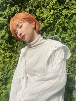 アミー 駒澤(Ammy komazawa)&nbsp;ボブ/ショート/オレンジ/ダブルカラー