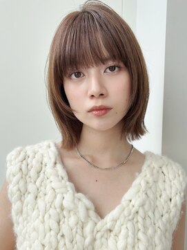 ロンド ボーイ 表参道(Lond BOY) ミニウルフレイヤーカット顔周りカット前髪カット韓国ボブ/原宿