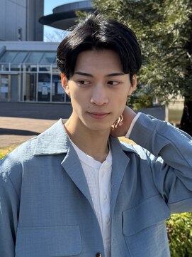 クロト(Clotho) ニュアンスパーマ/センターパート/波巻きツイストスパイラル