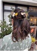 晴れ姿を華やかに彩る　和装ヘアアレンジ/卒業式　#1
