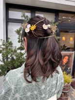 ヴァン カウンシル 王子(VAN COUNCIL)&nbsp;晴れ姿を華やかに彩る　和装ヘアアレンジ/卒業式　#1