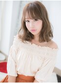 海浜幕張/髪質改善/細めハイライト☆波巻きロブヘアg