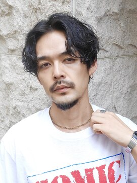 メンズフィール 南森町(MENS FEEL) ■スペインカール/スパイキーショート/ブルーブラック/南森町