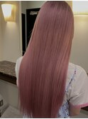 【美髪髪質改善】ブリーチありピンクベージュ