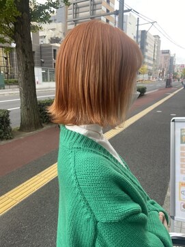 プログレス フレスポ富沢店(PROGRESS) 『apricot beige』デザインカラー×ダブルカラー