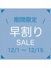 ☆１２月早割クーポン☆プレミアムカラー＋カット+プチSPA　￥9200→￥8600