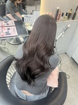 ロンドポレール 北千住(Lond polaire)&nbsp;韓国レイヤーカット/顔周りレイヤー/ミルクティーベージュ