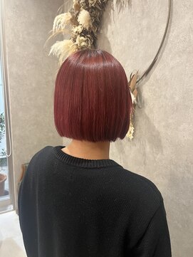 シーバイシオン(Sea by sion) ミニボブ×レッドカラー