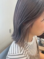 リル バイ フレイムス 川口(Lilou by Frames)&nbsp;切りっぱなしボブ×インナーカラー