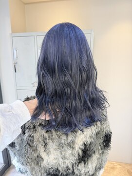 フラム 渋谷(flamme) 寒色系のルーツカラー