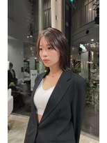 ブランコトレス 鏡島(BLANCO tres)&nbsp;艶感UP！！カラー&レイヤーカット