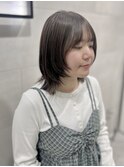 レイヤーカット/顔周りレイヤー/くびれヘア/ボブウルフ/外ハネ