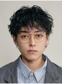銀座シャドウパーマニュアンスパーマツーブロックメンズパーマ