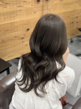 ロックス バイ マグ 松本(rocks BY MAG) 10代20代イエベブリーチ無しワンカラー透明感明るめグレージュ