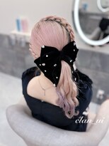 ヘアセット クラン ソア 心斎橋店(hair set Clan soar)&nbsp;あみかちゅサイドポニー【クランソア】ヘアメ/ヘアセット/心斎橋