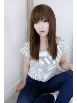 ロロネー 梅田(Lolonois) 【Lolonois梅田】シンプル艶ストレート（藤岡なおき）