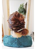 ふんわりサイドアップアレンジ【ヘアアレンジ　立川/立川南/袴】