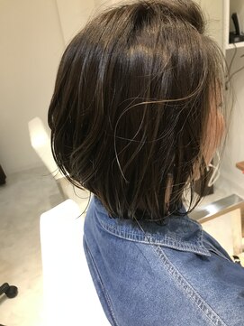 オクト ヘアー(octo hair) あごライン前下がりボブ