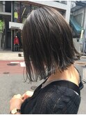 【Lopiolu 島田】切りっぱなしボブ グレージュハイライトボブ1