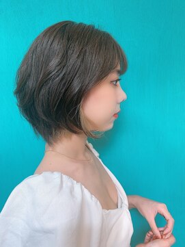 ルフレ 新宿本店1st(Reflet) 《ゆるふわボブ×ダークグレージュ》#新宿#新宿三丁目#髪質改善