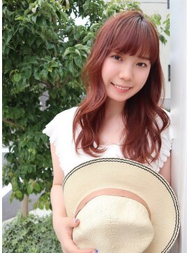 ブリス(VLISS) ウエーブセミディ＿耳かけフォギーベージュ