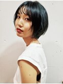 【ルチュラ松島】ショートボブ×アッシュブラック