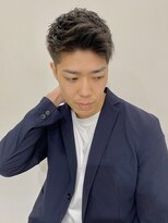 インフィニティ 新富町(Infinity)&nbsp;【好印象！ビジネスマン向けヘア】刈り上げコンマヘア