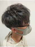 マスク×メガネマッシュ
