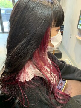 フロープ(frope) frope ピンクバイオレット。インナーカラー　@加藤