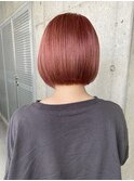 #ガルボヘアー #ピンク #@garbohair_rina #ボブ