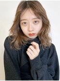 外国人ヘア_アースカラーくびれヘアツートンカラー_38977