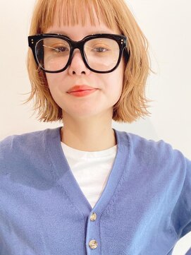 ディッセンバー 神宮前(December) ボブ/ハイトーンベージュ