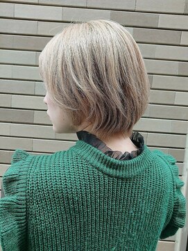 アフロディーテ ギンザ 秋葉原店(APHRODITE GINZA) 前髪/マチルダボブ/ピンクベージュ/インナーグレージュ/秋葉原