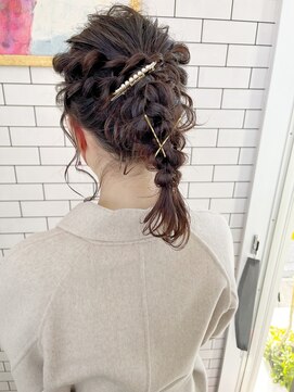 リール(THE RIRE.) ＊THE  RIRE. お呼ばれ×編みおろしポニー＊